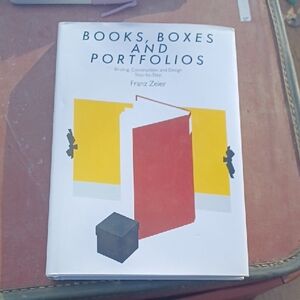 Books, Boxes and Portfolios by Franz Zeier - White and Yellow Cover